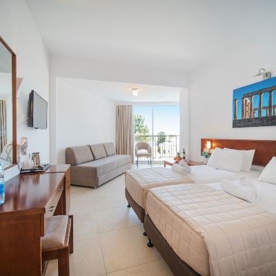 Standard Double or Twin Room with Balcony and Courtyard View Avlida Hotel Promo Code