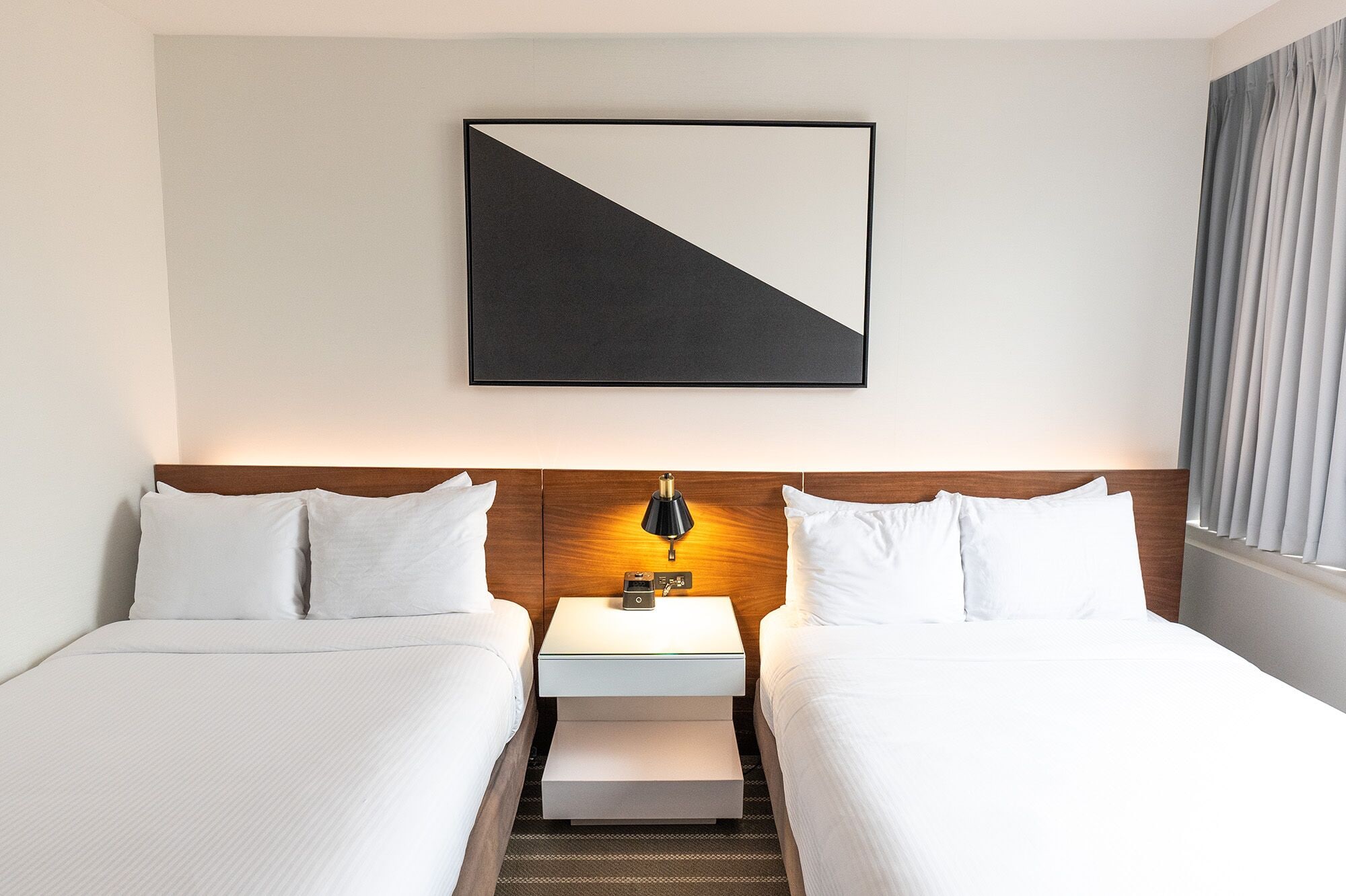 行政套房， 2 张双人床