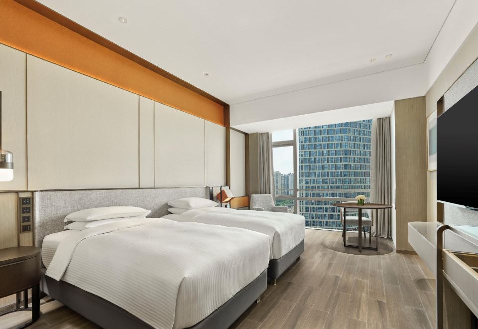 湖景花园双床客房