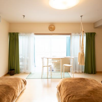 1F Western-Style Room With Sunroom Balcony Equipped [Standard] [Family Room] [Five-Guest Room] [Non-Smoking] デスティニーイン境港 クーポン