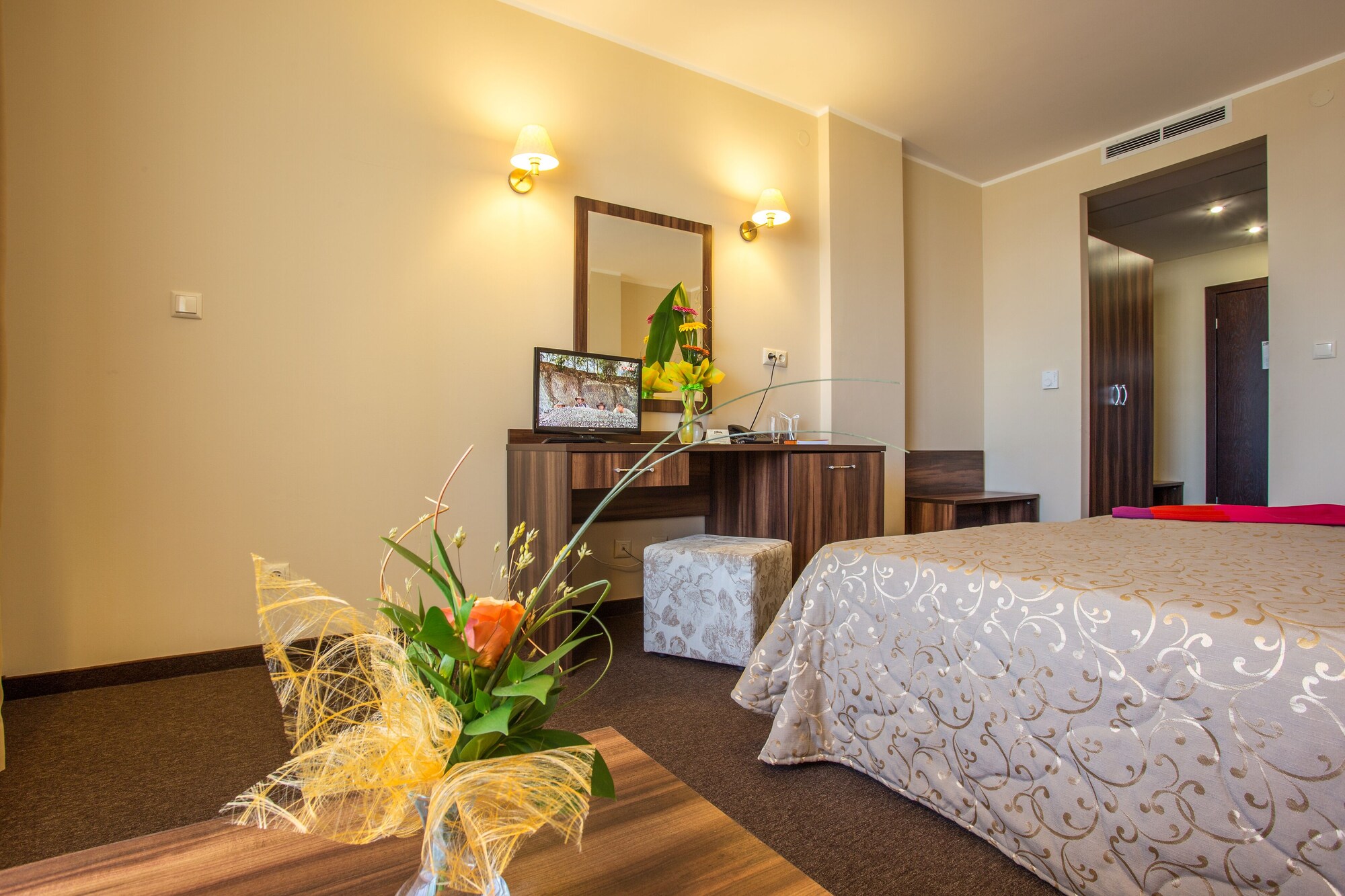 双人房，阳台（免费水上公园通行证）