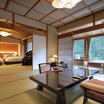 セミ西洋風スイートルーム(高層階) ホテル華の湯　30種類の湯船が人気の宿 クーポン