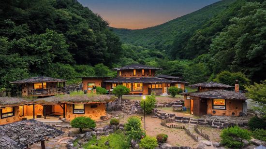 문경 산과산사이 애견동반 단체펜션