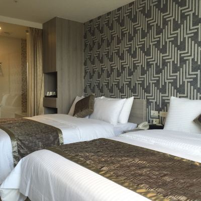 景觀河景四人房 台北愛玩客酒店優惠