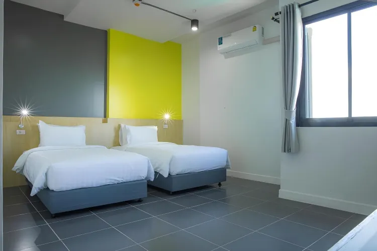 ห้องมาตรฐานเตียงแฝด เตียงแฝด 2 เตียง