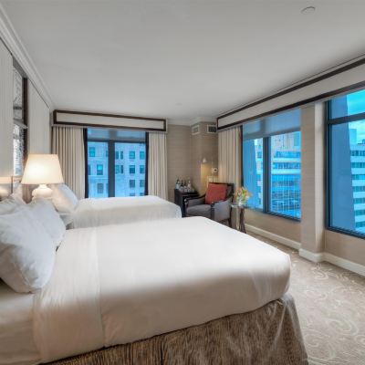 Room, 2 Double Beds, Park View (Franklin)