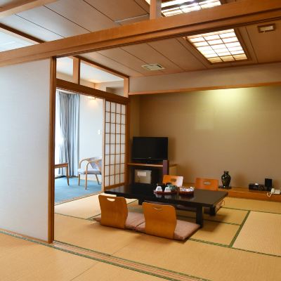 Spacious Two-Room Layout (1st Floor) [Japanese Room] [Non-Smoking] [Ocean View] 絶景の宿 犬吠埼ホテル クーポン