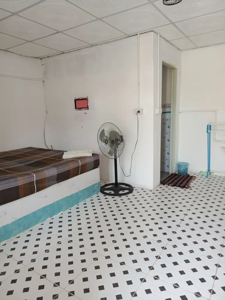 ห้องมาตรฐานเตียงเดี่ยวพร้อมพัดลม