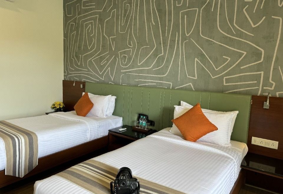 俱乐部双床房， 2 张单人床