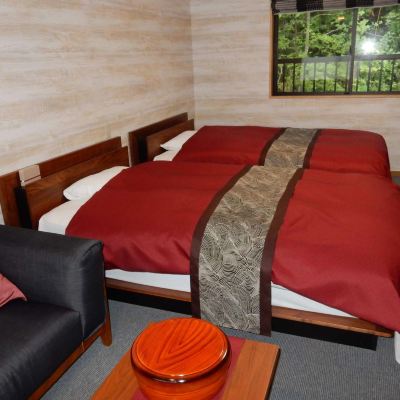 ツインルーム(バスルーム) 山荘　やまの彩 クーポン