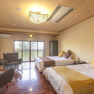 ＜スタンダードツイン＞キング＋セミダブル/34平米（バスなし） 五島コンカナ王国ワイナリー＆リゾート クーポン