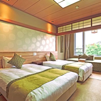 Japanese/Western-Style Room (2 Beds) *No Bath In Room 東郷温泉　ゆったり館 クーポン