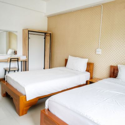 ห้องสแตนดาร์ด เตียงแฝด รหัสโปรโมชั่น โรงแรมฝางวิลล่า