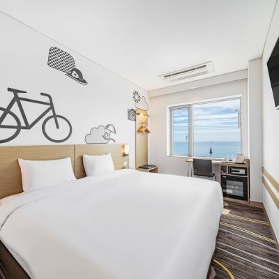 海景標準大床房 釜山海雲台宜大使宜必思快捷飯店優惠
