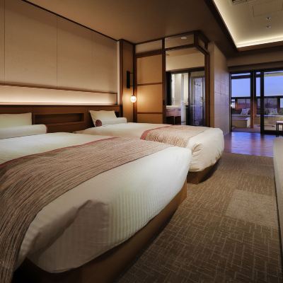 スタンダードツインルーム(浴室) たてやま温泉 千里の風 クーポン