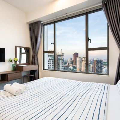 特色公寓, 3 間臥室, 河景 西貢 9 號 - 河門住宅飯店 - 無邊際游泳池及健身房優惠