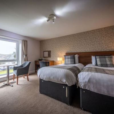 Twin Room, 2 Twin Beds, Bay View (in Uig Lodge) Uig Hotel Promo Code