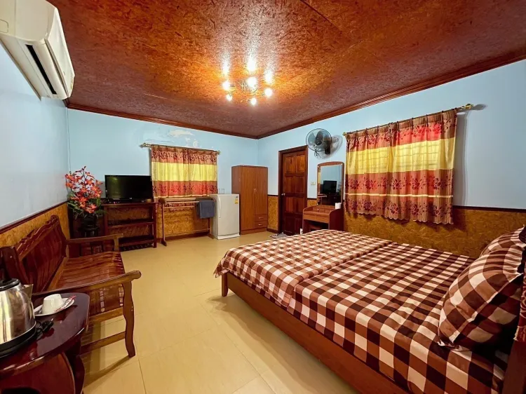 ห้องดีลักซ์ 1 ห้องนอน ปลอดบุหรี่ วิวลานภายใน