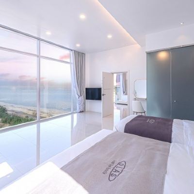 오션 뷰 룸 301 (A동) 강릉 올라스풀빌라(오션뷰) 쿠폰