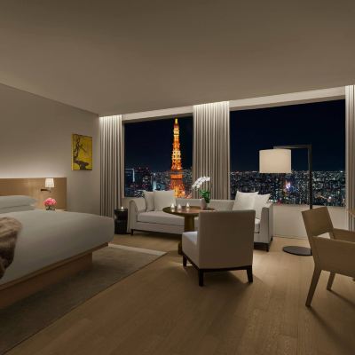 プレミア東京タワーキングサイズベッドルーム