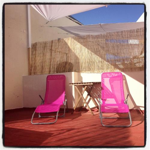 带露台的双人房