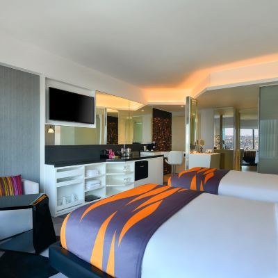 Deluxe Guest Room, 2 Twin Beds, High Floor W Amman Promo Code