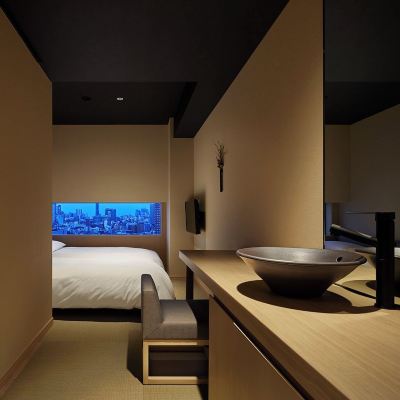 [施設は現在工事中] スモールシティビューダブルルーム(禁煙)(高層階) ONSEN RYOKAN 由縁 新宿 クーポン