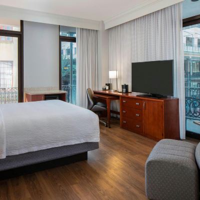 King Room with Balcony and Street View Courtyard by Marriott New Orleans Downtown Near the French Quarter Promo Code