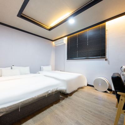 라지 스마트 트윈 스위트 트윈 침대 1개 (포함TV) 공주 H모텔 쿠폰