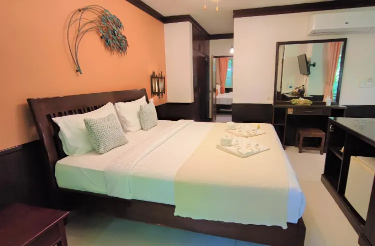 ห้องแฟมิลี่ พร้อมวิวสวน