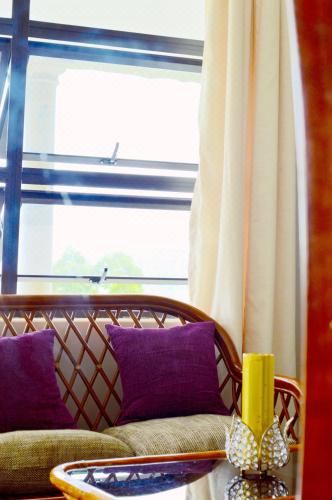 带山景的双人间