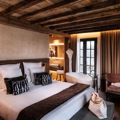 Luxury Double Room, Bathtub, River View (Steam Shower) La Ferme Saint Siméon - Relais & Châteaux Promo Code