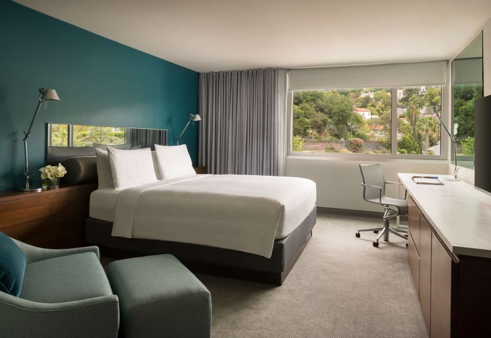 Andaz West Hollywood King Room with Hollywood Hills View