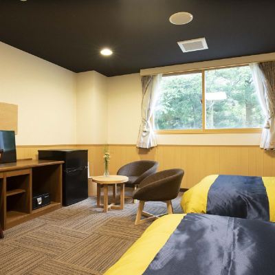 Deluxe Twin (22 Sqm / With Bath And Toilet / Up To 3 People) [Deluxe] [Standard] [Twin Room] [Non-Smoking] [Mountain View] ゆとりろ磐梯熱海 クーポン