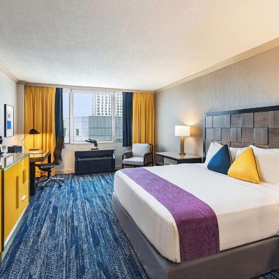 高級特大床房 E中心洛杉磯市中心飯店優惠