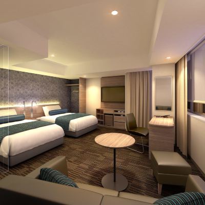[Room for 3 or 4 Only] EX Twin Room, Non Smoking (36m²) Keikyu EX Inn Haneda Promo Code