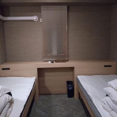 Twin Room, Men Only(SPA Option, Tattoo May Not Be Permitted.Pay At The Hotel) カプセル・イン大阪 - 男性専用 クーポン