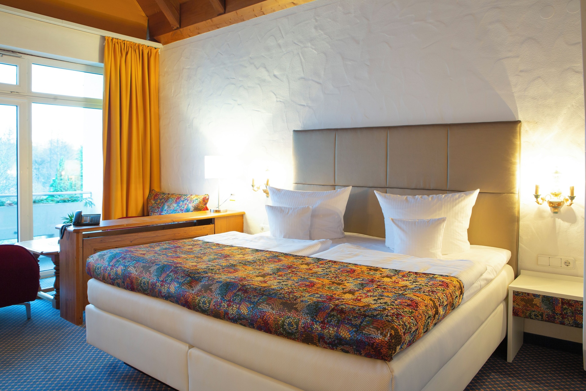 高级双人房，带一张双人床