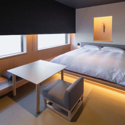 設施正在建設中，雙人房，無煙 新宿由緣温泉酒店優惠