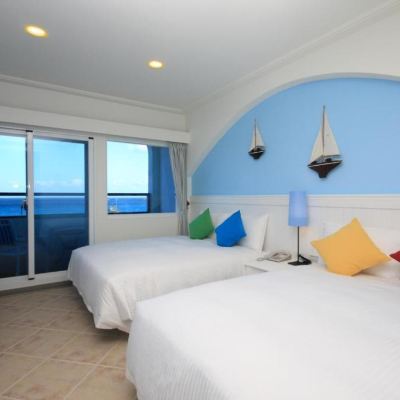 Quadruple Room with Sea View and Balcony