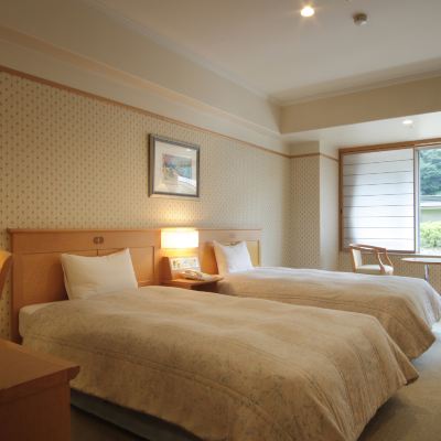 ツインルーム[スタンダード][ツイン][禁煙][マウンテンビュー] ホテル華の湯　30種類の湯船が人気の宿 クーポン