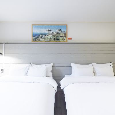 帶2張大床的高級大床間 雅加西門飯店優惠