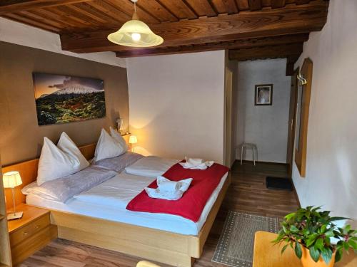 带山景的双人间