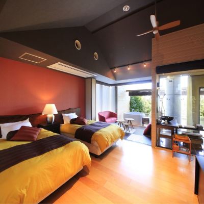 Deluxe Japanese/Western-Style Room With Sauna & Open-Air Bath ゆとりろ熱海 クーポン