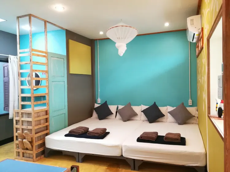 ห้องแฟมิลี่สำหรับสี่ท่าน, ปลอดบุหรี่, วิวสวน