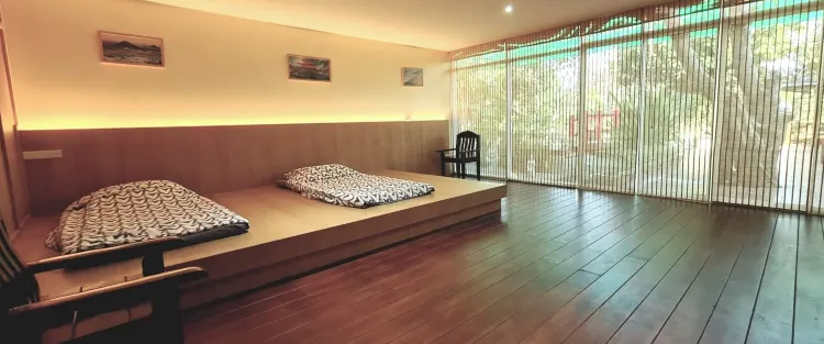 Cabin, Multiple Beds, Refrigerator, Garden View