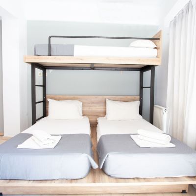 舒適一室房，多床（3人） 雅典工作室優惠