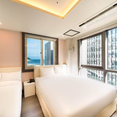 Family Ocean View (Half View, 1 Super Single, 1 King Bed) Busan Haeundae Onda 쿠폰