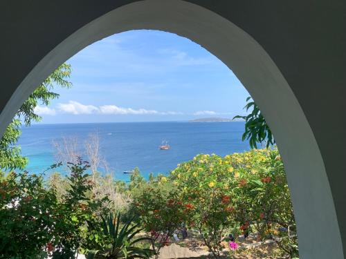 带海景的双人房