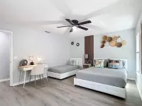 Seabreeze garden oasis, jacuzzi, golf, mins ->beaches
